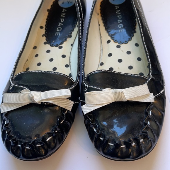 Rampage Women’s Flats Size 7.5 Black Patent - Picture 6 of 6